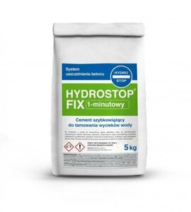 Гідроізоляційна швидка цемент для усунення активних витоків води Hygrostop-Fix 303 5 кг '