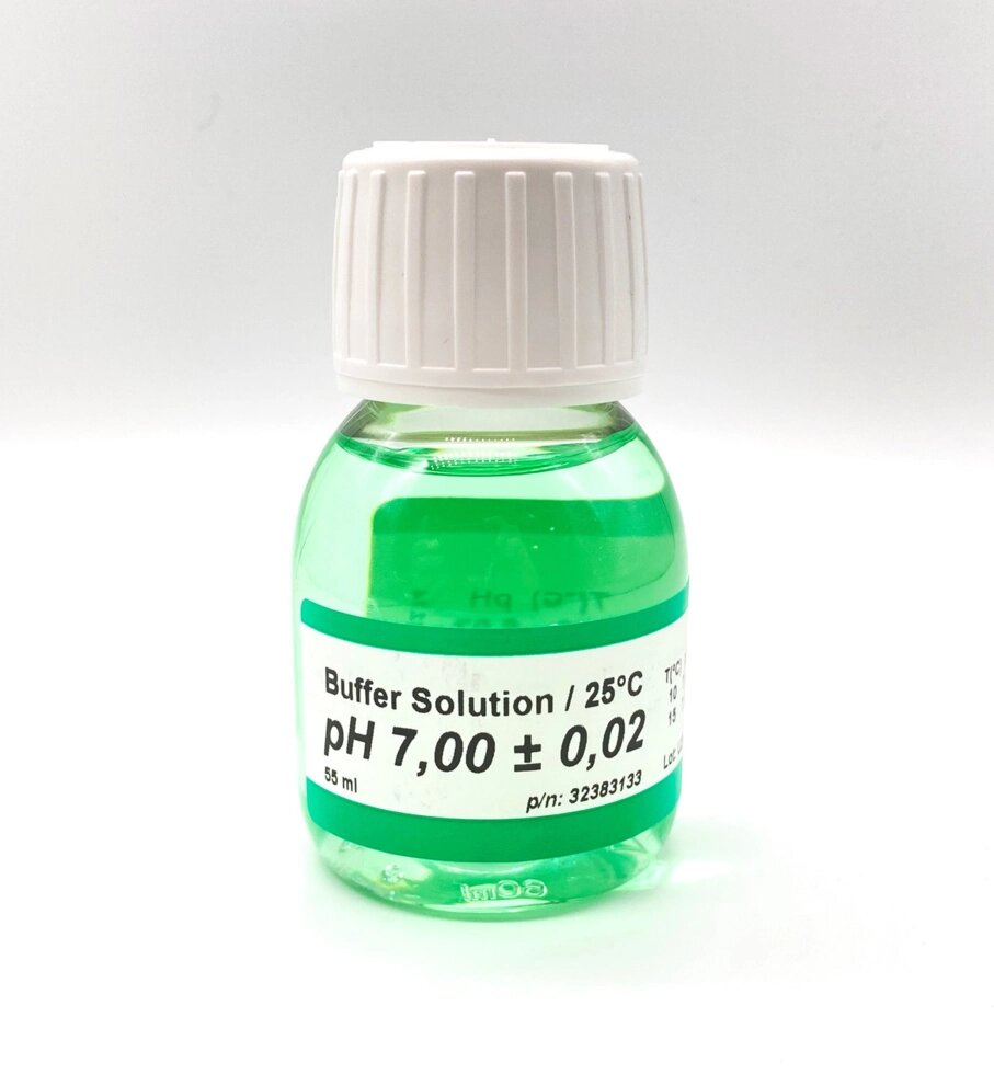 Буферний розчин для pH-метру (pH 7.00, 55мл, зелений) XS 1X55ML pH 7.00 від компанії ТОВ АЛЬТАВІРА - Прилади КВП, лабораторне, випробувальне обладнання - фото 1