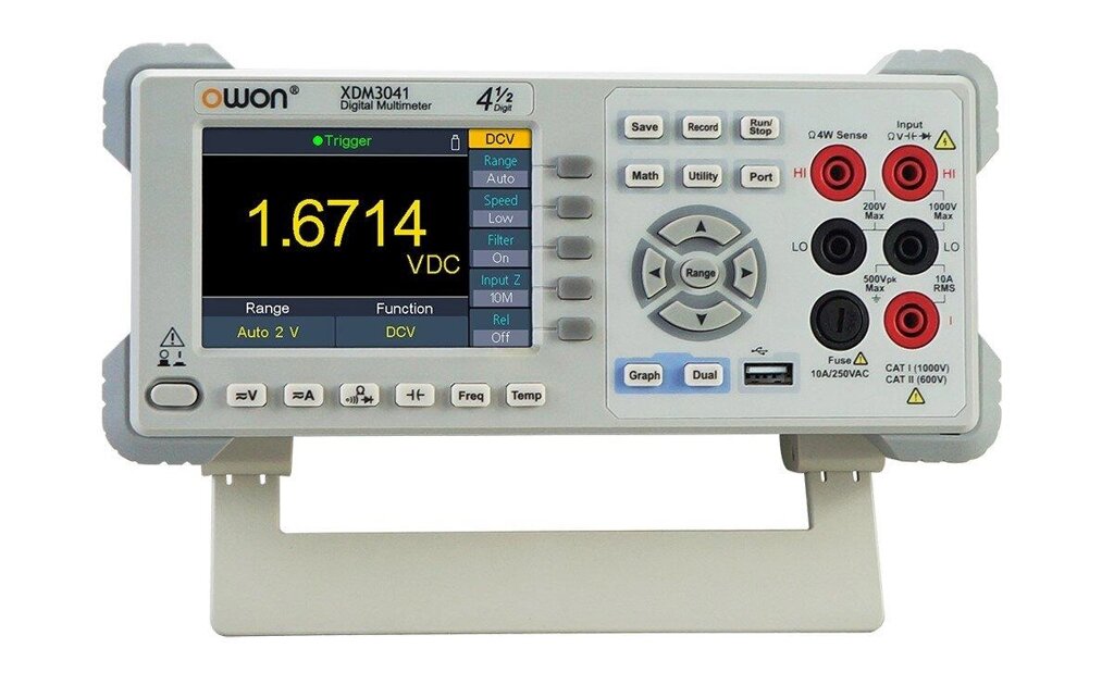Цифровий прецизійний мультиметр OWON XDM3041 від компанії ТОВ АЛЬТАВІРА - Прилади КВП, лабораторне, випробувальне обладнання - фото 1