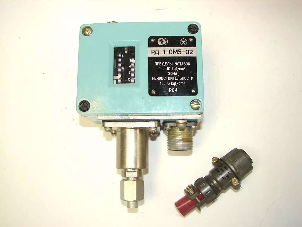 Датчики реле тиску газоподібних і рідких середовищ РД-1-ОМ5 (РД1-ОМ5) від компанії ТОВ АЛЬТАВІРА - Прилади КВП, лабораторне, випробувальне обладнання - фото 1