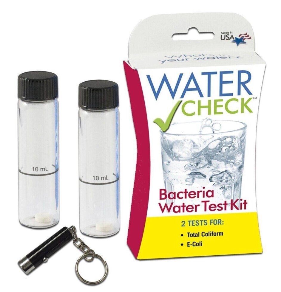 Флуоресцентний тест на наявність бактерій у води LaMotte Water Check Now BACTERIA (2 шт.) від компанії ТОВ АЛЬТАВІРА - Прилади КВП, лабораторне, випробувальне обладнання - фото 1