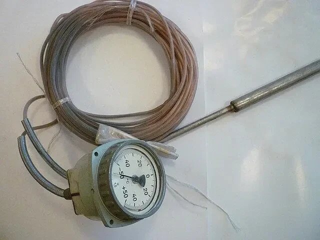 Газовий Термометр показує ТГП-100-М1 від компанії ТОВ АЛЬТАВІРА - Прилади КВП, лабораторне, випробувальне обладнання - фото 1