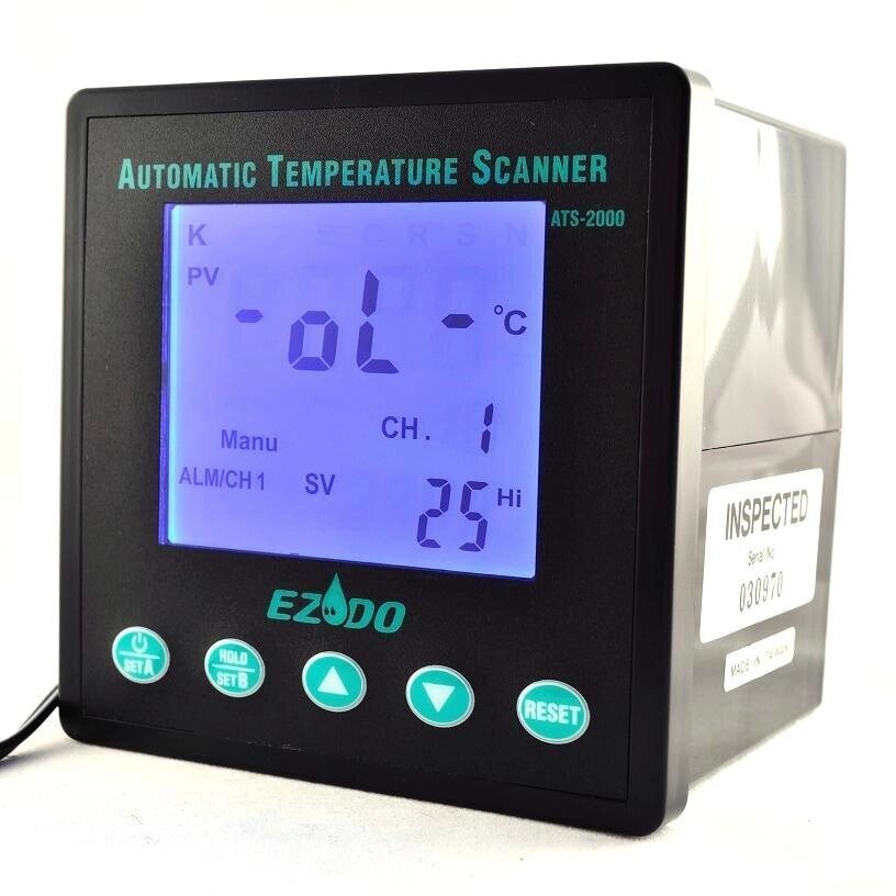 Індикатор температури EZODO ATS-2000 (10-канальний) від компанії ТОВ АЛЬТАВІРА - Прилади КВП, лабораторне, випробувальне обладнання - фото 1