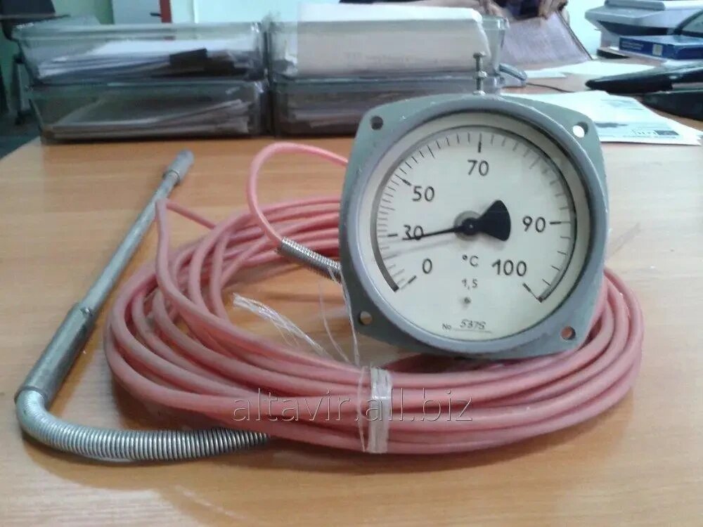 Конденсаційний електроконтактний термометр ТКП-100ек-М1 від компанії ТОВ АЛЬТАВІРА - Прилади КВП, лабораторне, випробувальне обладнання - фото 1