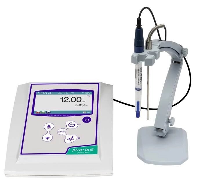 Лабораторний pH-метр (з електродом XS Polymer, DHS) XS Instruments pH 8+ DHS Basic від компанії ТОВ АЛЬТАВІРА - Прилади КВП, лабораторне, випробувальне обладнання - фото 1