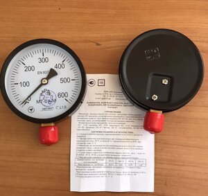 Манометр МТ-3У (кл. т. 1,0) 0600 Кра (6 кгс/см2)