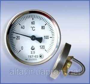 Термометр для вимірювання температури труб ТБТ