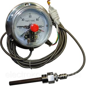 Термометри манометричні показують сигналізують ТМП-100С 0+400С, 16 (м)