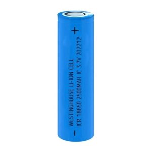 Акумулятор літій-іонний (3,7V, 2500mAh) Westinghouse ICR 18650-2500mAh, 1С