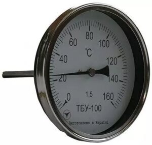 Термометр для жидкостей и газов ТБУ-100 (осев.)