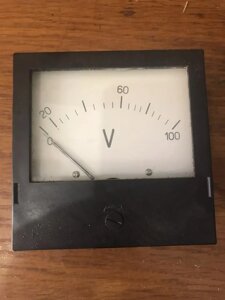 AC Voltmeter E365-1 75V