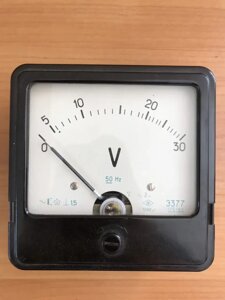 AC Voltmeter E377 30V