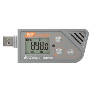 Регистратор температуры, влажности и давления AZ-88163