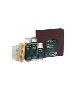 Комплект по догляду за автомобільною шкірою LCK CORALUX 3 in 1 Autocare kit