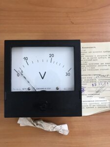 Voltometers E365-1, E365-2, E365-3, E377, E378