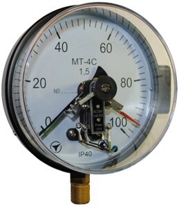Манометр сигналізує МТ-4С (асортимент) МТ-4C 0...6 Мра (60 кгс/см2)
