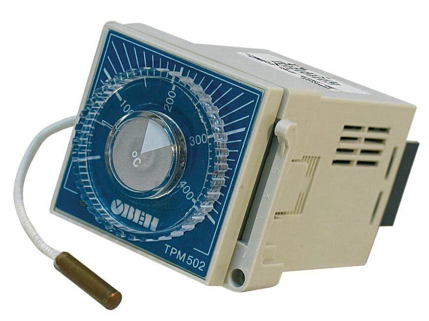 Реле-регулятор температури з термопарою ТХК ОВЕН ТРМ502 від компанії ТОВ АЛЬТАВІРА - Прилади КВП, лабораторне, випробувальне обладнання - фото 1