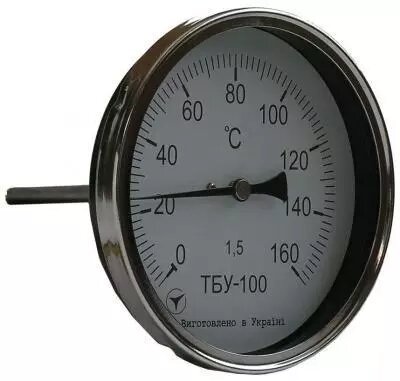 Термометр для рідин і газів ТБУ-100 (осівши.) від компанії ТОВ АЛЬТАВІРА - Прилади КВП, лабораторне, випробувальне обладнання - фото 1