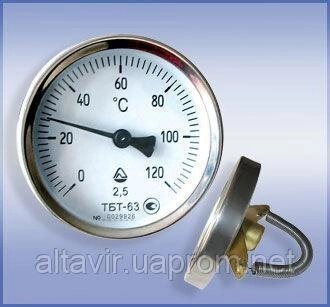 Термометр для вимірювання температури труб ТБТ від компанії ТОВ АЛЬТАВІРА - Прилади КВП, лабораторне, випробувальне обладнання - фото 1