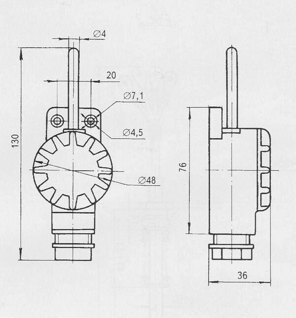 Термометр опору ТСП-1290 від компанії ТОВ АЛЬТАВІРА - Прилади КВП, лабораторне, випробувальне обладнання - фото 1