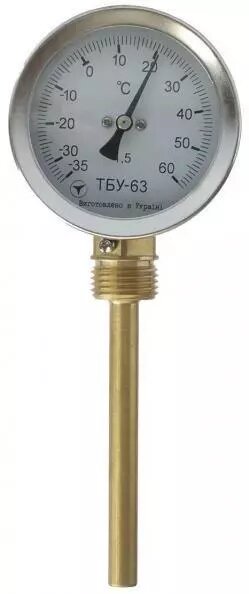 Термометр промисловий ТБУ-63 (рад.) від компанії ТОВ АЛЬТАВІРА - Прилади КВП, лабораторне, випробувальне обладнання - фото 1