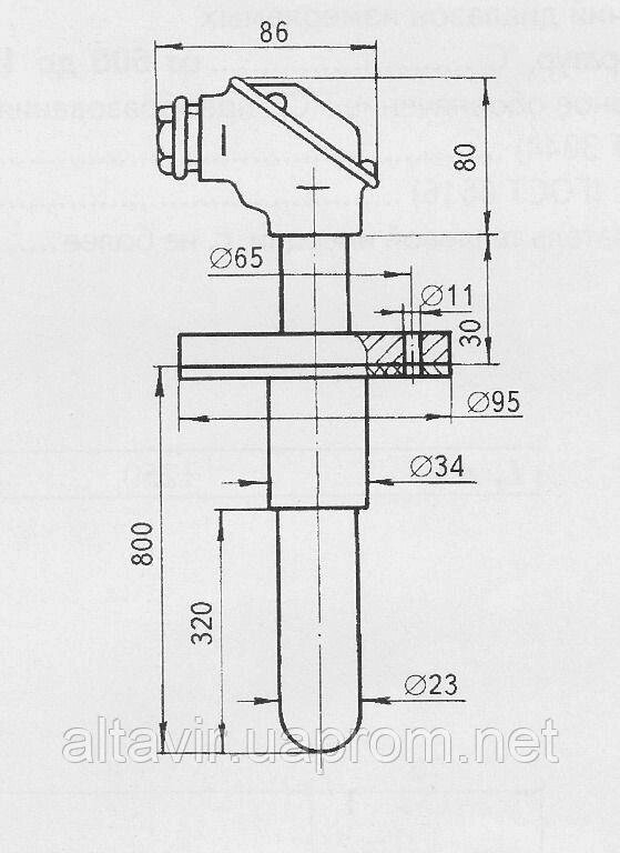 Термопари ТПР-0475 для вимірювання температури розплавів міді від компанії ТОВ АЛЬТАВІРА - Прилади КВП, лабораторне, випробувальне обладнання - фото 1
