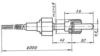 Термоперетворювач опору ТСМ-364-01 від компанії ТОВ АЛЬТАВІРА - Прилади КВП, лабораторне, випробувальне обладнання - фото 1