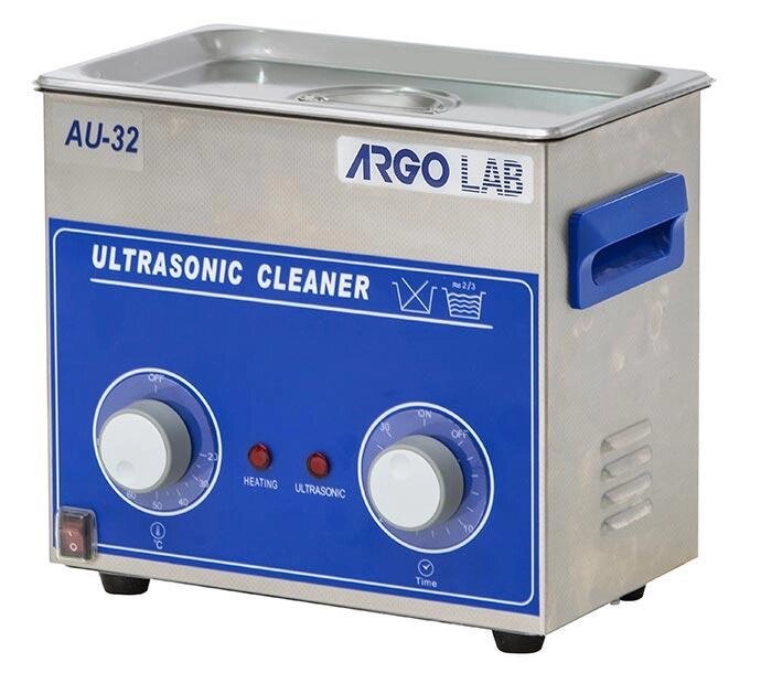 Ультразвукова ванна з аналоговим керуванням (3,2 л) ARGO-LAB AU-32 від компанії ТОВ АЛЬТАВІРА - Прилади КВП, лабораторне, випробувальне обладнання - фото 1