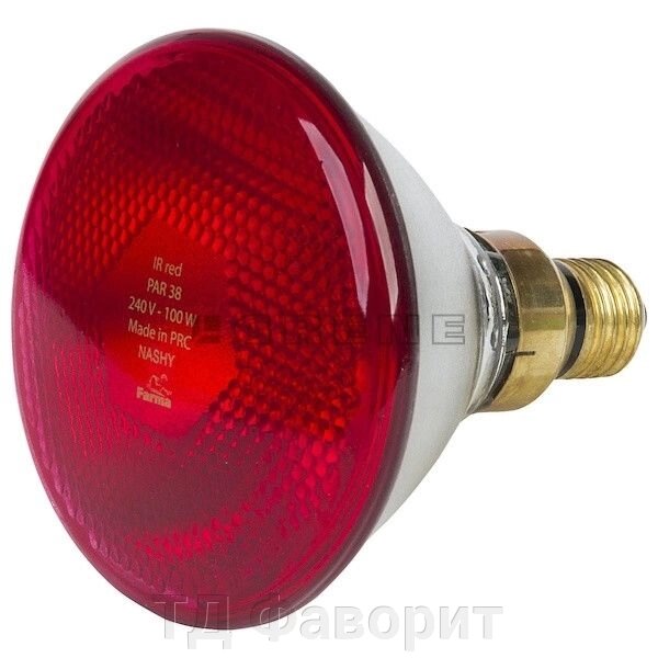 Лампа інфрачервона PAR38 175W FARMA червона - вибрати