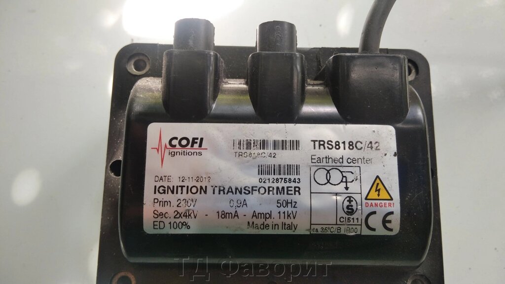 Трансформатор Cofi TRS 818 C / 42 (ED 100% - опис