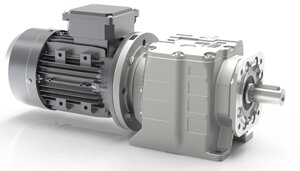 Циліндричний соосний мотор-редуктор Varvel MRD 1 2 B3 H 1:10,58 IEC80 B14(19 120) AU20 MOT 0,75kW