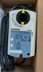 GDB331.1E Привод Siemens — поворотного типу, 3-точкове регулювання, 230V, 5 Nм, 150 с