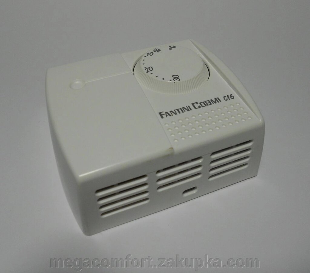Кімнатний терморегулятор Fantini Cosmi C16 від компанії Магазин-склад опалювальної техніки, насосів, кондиціонерів Megacomfort - фото 1