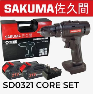 Дриль шуруповерт SAKUMA SYSTEM CORE 21 SD0321-CORE SET