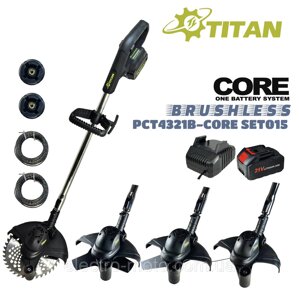 Аккумуляторний тример TITAN PCT4321B-CORE SET015
