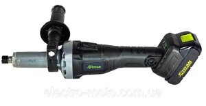 Акумуляторна пряма шліфувальна машина TITAN PDG821B-CORE SET1 Brushless (зарядне та 2 бат 2Аг)