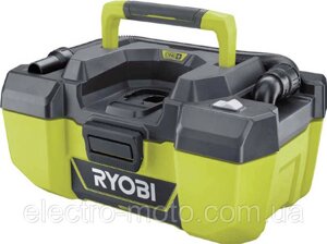Акумуляторний пилосос для сухого та вологого прибирання Ryobi R18PV-0