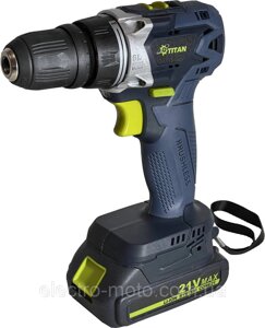 Дриль-шуруповерт акумуляторний TITAN PDS4821B-CORE Brushless (без АКБ)