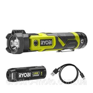 Ліхтар ручний акумуляторний Ryobi RLP4-120G, 4В, 2А/год, 640лм