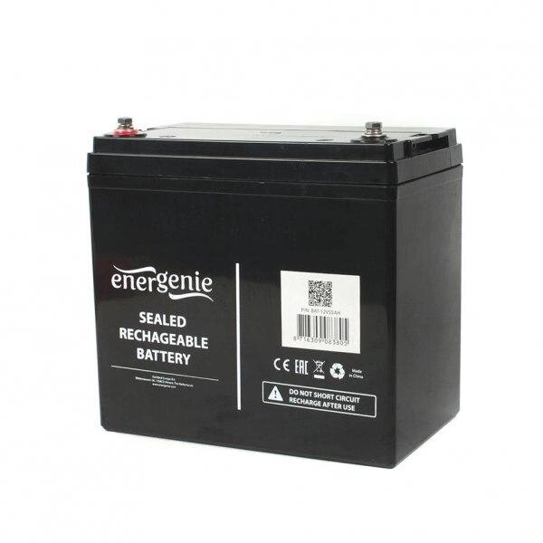 Акумуляторна батарея EnerGenie BAT-12V55AH від компанії instrade - фото 1