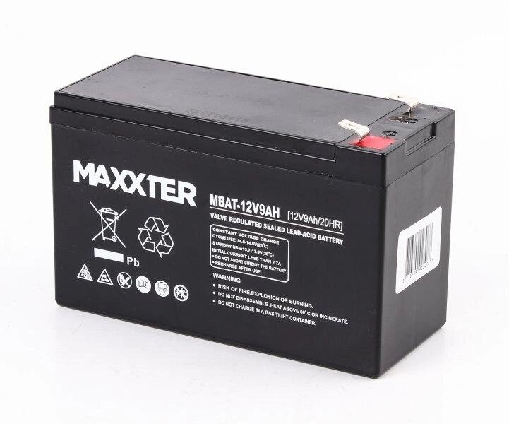 Акумуляторна батарея Maxxter MBAT-12V9AH від компанії instrade - фото 1