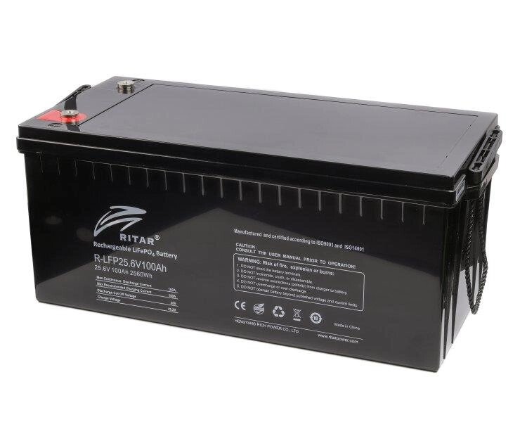 Акумуляторна літієва батарея Ritar R-LFP25.6V100Ah від компанії instrade - фото 1