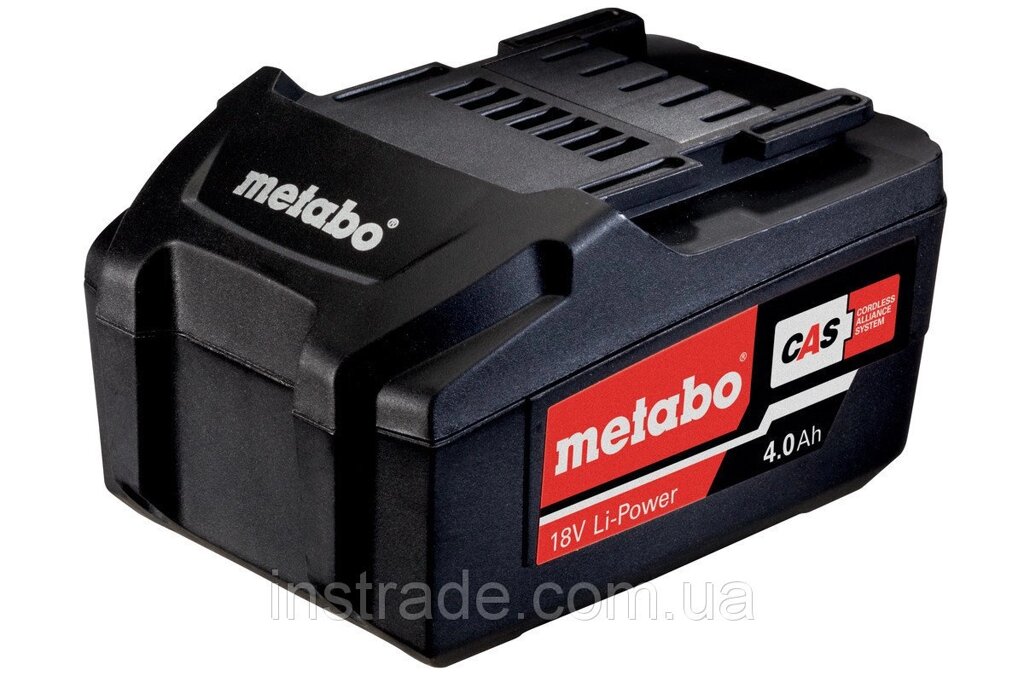 Акумуляторний блок Metabo 18 В, 4,0 А·ГОД, LI-POWER від компанії instrade - фото 1