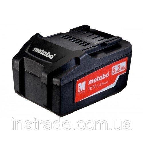 Акумуляторний блок Metabo 18 В, 5.2 АГ від компанії instrade - фото 1