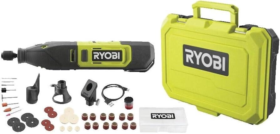 Акумуляторний гравер RYOBI RRT12-120BA3/35 (з набором) від компанії instrade - фото 1