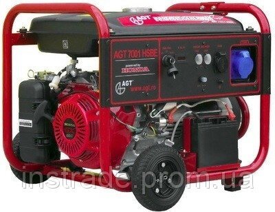 Бензиновий генератор AGT 7001 HSBE TTI від компанії instrade - фото 1
