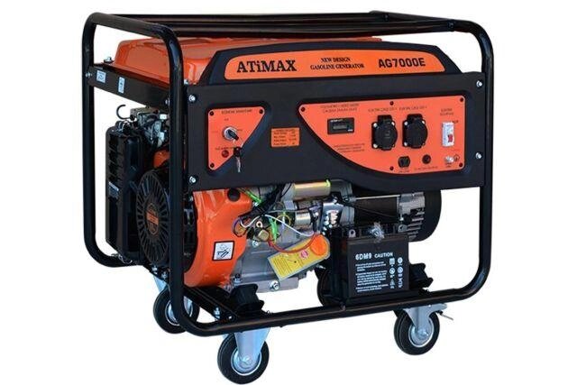 Бензиновий генератор Atimax AG7000E (220В) від компанії instrade - фото 1