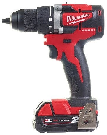 Дриль-шуруповерт компактний безщітковий MILWAUKEE M18 CBLDD-202C від компанії Василь Комар - фото 1