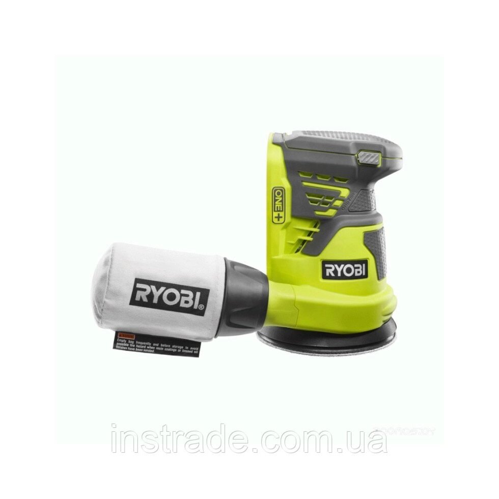 Ексцентрикова шліфмашина Ryobi R18ROS-0 від компанії instrade - фото 1