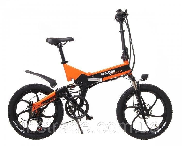 Електричний велосипед Maxxter RUFFER MAX (black-orange) від компанії instrade - фото 1